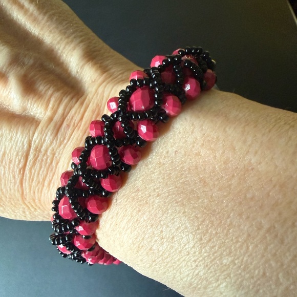 Handmade bracelet 7”-beautiful! NEW - Picture 2 of 4